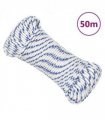 vidaXL Boat Rope White 5 mm 50 m Polypropylene