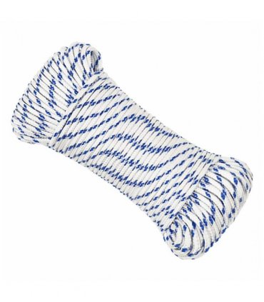 vidaXL Boat Rope White 5 mm 50 m Polypropylene