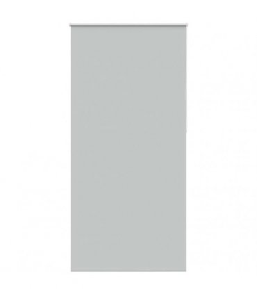 vidaXL Roller Blind Blackout Light Grey 110x210 cm Fabric Width 105.7 cm Polyester