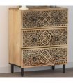 vidaXL Side Cabinet 60x33x75 cm Solid Wood Mango