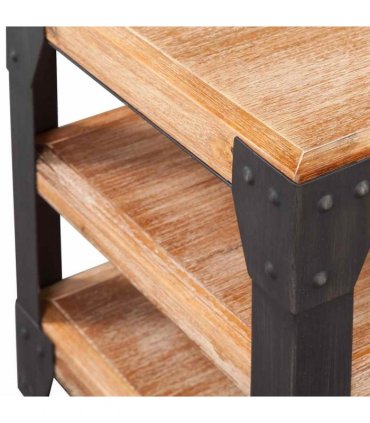 vidaXL TV Stand Solid Acacia Wood 140x40x45 cm