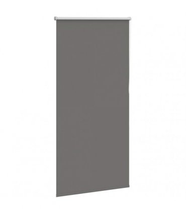 vidaXL Roller Blind Blackout Grey 65x130 cm Fabric Width 60.7 cm Polyester