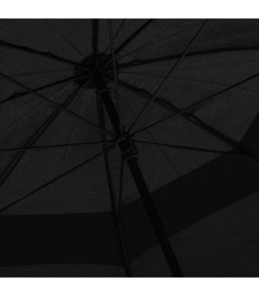 vidaXL Umbrella | Black | 190T PG, fibreglass | Large | Umbrella | Round
