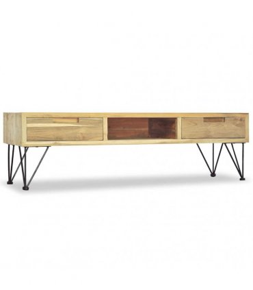 vidaXL TV Cabinet 120x35x35 cm Solid Teak
