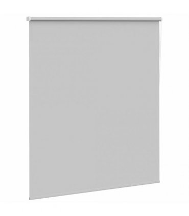 vidaXL Roller Blind Blackout Light Grey 130x150 cm Fabric Width 126.6 cm Polyester