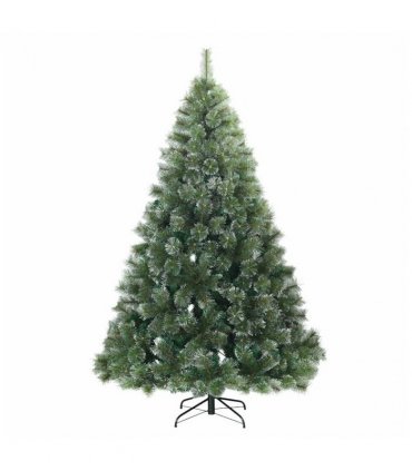 vidaXL Artificial Hinged Christmas Tree Snow Flocked Green 180 cm