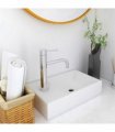 vidaXL Wash Basin 400x220x90 mm SMC White