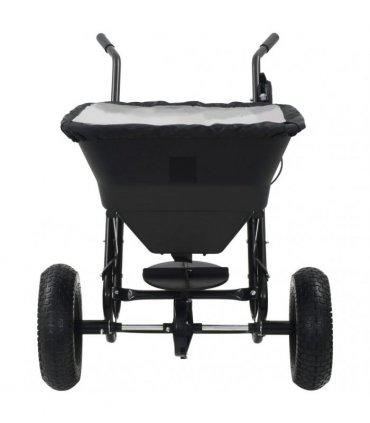 vidaXL Walk Behind Salt Spreader PVC and Steel 106x73x76 cm 45 L