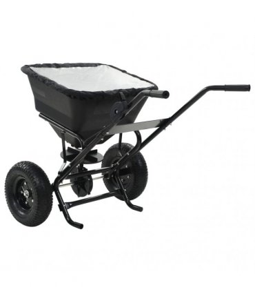vidaXL Walk Behind Salt Spreader PVC and Steel 106x73x76 cm 45 L