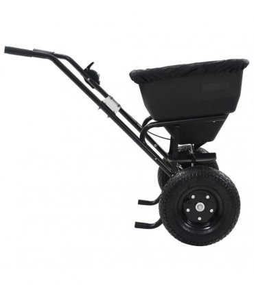 vidaXL Walk Behind Salt Spreader PVC and Steel 106x73x76 cm 45 L