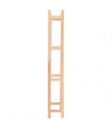vidaXL Wine Rack for 77 Bottles Pinewood