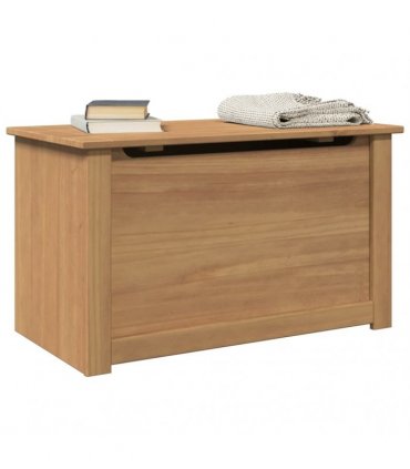 vidaXL Storage Chest with Lid PANAMA 79x42x46 cm Solid Wood Pine
