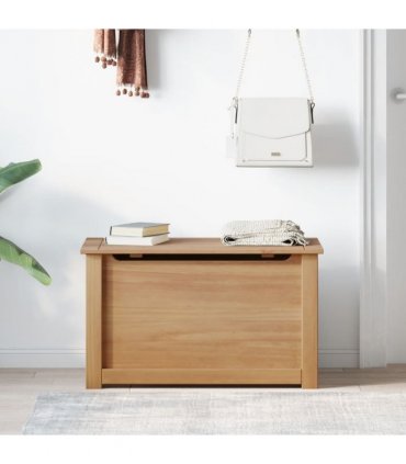 vidaXL Storage Chest with Lid PANAMA 79x42x46 cm Solid Wood Pine