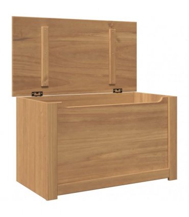 vidaXL Storage Chest with Lid PANAMA 79x42x46 cm Solid Wood Pine