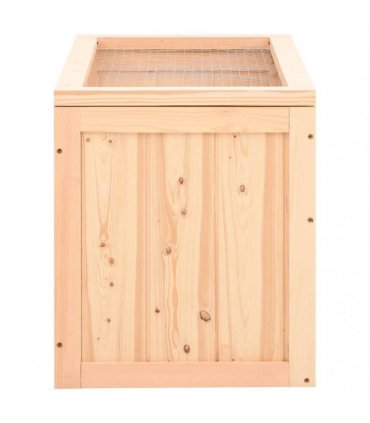 vidaXL Hamster Cage 60x35.5x42 cm Solid Wood Fir