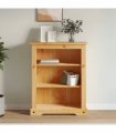 vidaXL 3-Tier Bookcase Mexican Pine Corona Range 80x29x100 cm