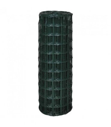 vidaXL Euro Fence Steel 10x0.8 m Green