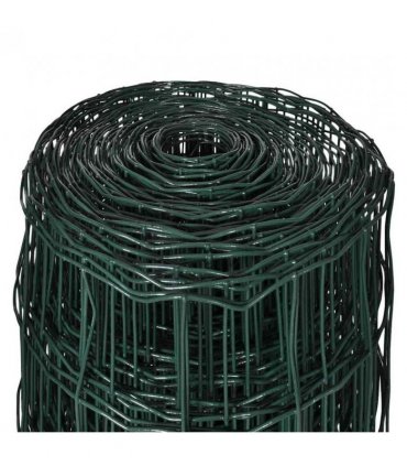 vidaXL Euro Fence Steel 10x0.8 m Green