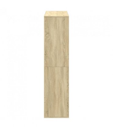 vidaXL Bookcase Sonoma Oak 100x33x135 cm Engineered Wood