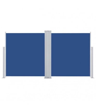 vidaXL Side Awning | Blue | 100% polyester with PU coating | 100x600 cm