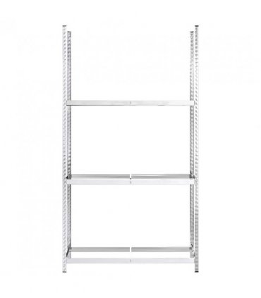 vidaXL 3-Layer Tire Racks 4 pcs Silver 110x40x200 cm Steel