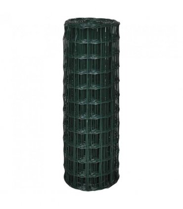 vidaXL Euro Fence Steel 10x1.5 m Green