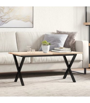 vidaXL Coffee Table Legs X-Frame 80x40x43 cm Steel