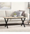 vidaXL Coffee Table Legs X-Frame 80x40x43 cm Steel