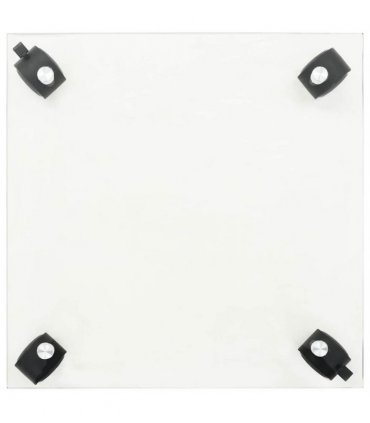 vidaXL Plant Rollers 4 pcs 35x35 cm Tempered Glass Square