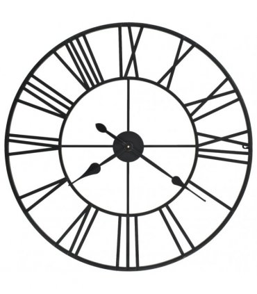 vidaXL Vintage Wall Clock with Quartz Movement Metal 80 cm XXL