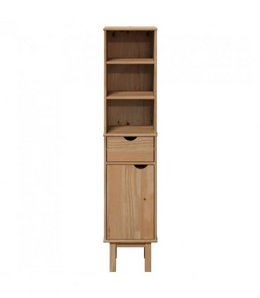 vidaXL Bathroom Cabinet OTTA 35x30x159 cm Solid Wood Pine