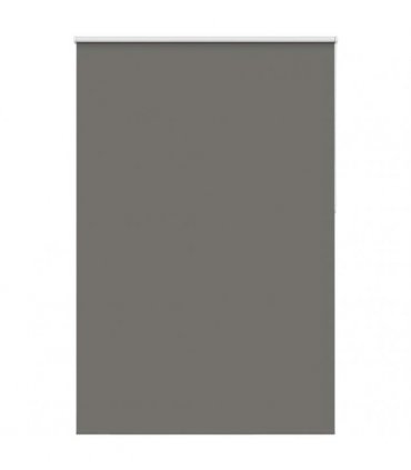 vidaXL Roller Blind Blackout Grey 150x210 cm Fabric Width 146.6 cm Polyester
