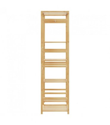 vidaXL Clothes Rack with Shelves 100x50x184.5 cm Bamboo