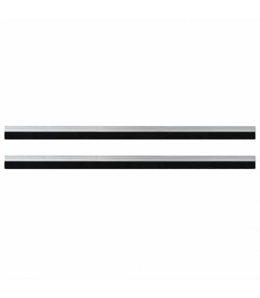 vidaXL Self-adhesive Door Brush Seals 2 pcs Silver 100 cm