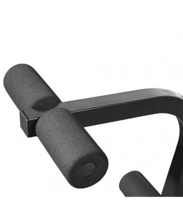 vidaXL Weight Bench with Weight Rack, Barbell and Dumbbell Set 60.5kg