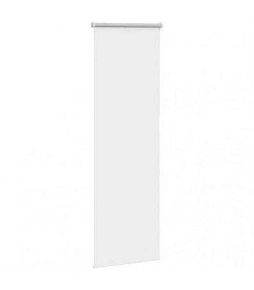 vidaXL Roller Blind Blackout White 45x150 cm Fabric Width 40.7 cm Polyester
