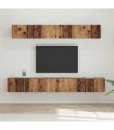 vidaXL TV Cabinet Set Wall-mounted 5 pcs Old Wood Engineered Wood