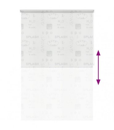 vidaXL Shower Roller Blind 160x240 cm Splash