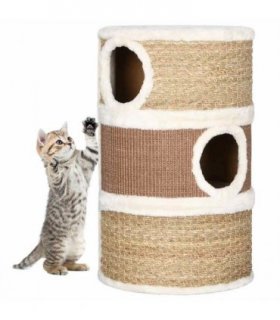 vidaXL Cat Scratching Barrel 60 cm Seagrass