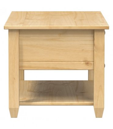 vidaXL Coffee Table with Drawers Corona 85x50x45 cm Solid Wood Pine