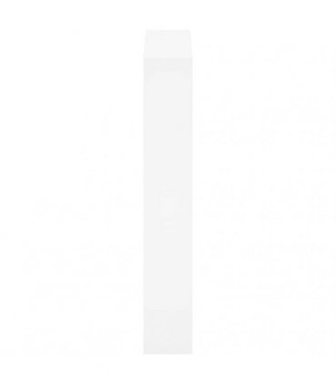 vidaXL Shoe Cabinet with Mirror 3-Layer High Gloss White 63x17x102.5 cm