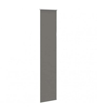vidaXL Roller Blind Blackout Grey 45x210 cm Fabric Width 40.7 cm Polyester