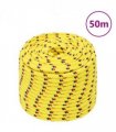 vidaXL Boat Rope Yellow 12 mm 50 m Polypropylene