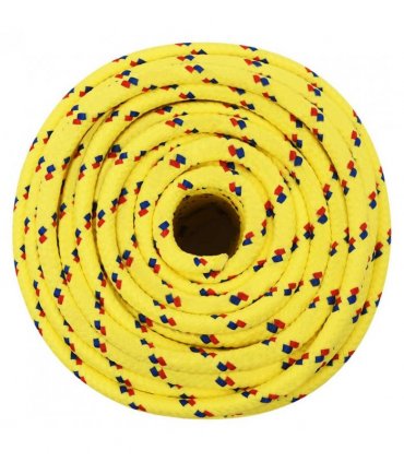 vidaXL Boat Rope Yellow 12 mm 50 m Polypropylene