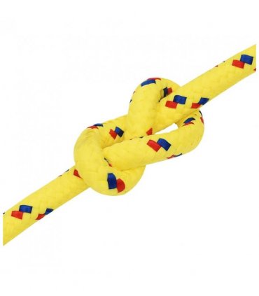 vidaXL Boat Rope Yellow 12 mm 50 m Polypropylene