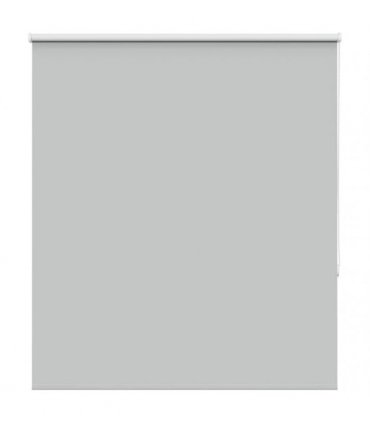vidaXL Roller Blind Blackout Light Grey 135x130 cm Fabric Width 131.6 cm Polyester