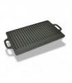 vidaXL Grill Platter Cast Iron Reversible 50x23 cm