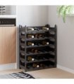vidaXL Wine Rack for 36 Bottles PP Stackable