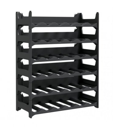 vidaXL Wine Rack for 36 Bottles PP Stackable