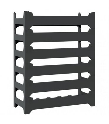 vidaXL Wine Rack for 36 Bottles PP Stackable